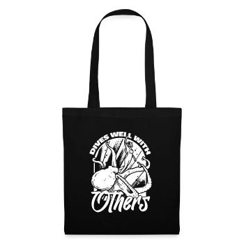 Plongeurs Plongée commerciale - Sac en tissu - noir - Devant