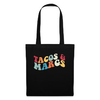 Tacos und Margs Fiesta Margaritas Tacos und Margs - Stoffbeutel - Schwarz - Vorne