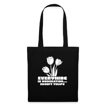 Tulips Humor Tulips - Tote Bag - black - Front