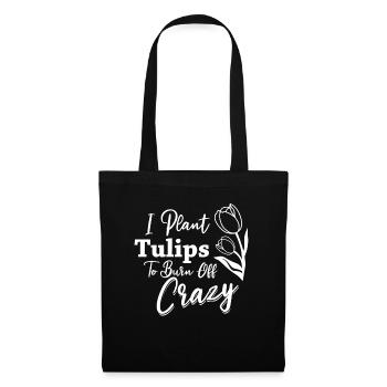 Tulpen Lustig Tulpen - Stoffbeutel - Schwarz - Vorne