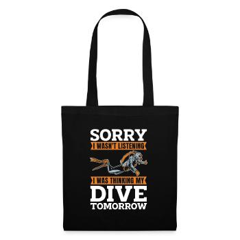Diving Diver Commercial Diving - Tote Bag - black - Front