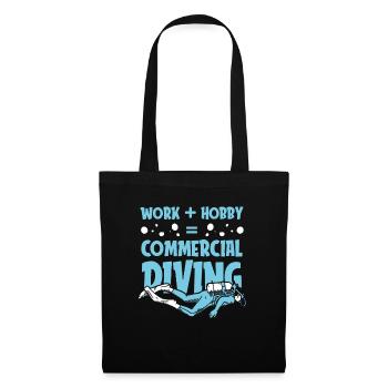 Diving Diver Commercial Diving - Tote Bag - black - Front