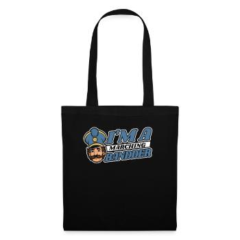 Fanfahrzug Spielmannszug Lustig - Sac en tissu - noir - Devant
