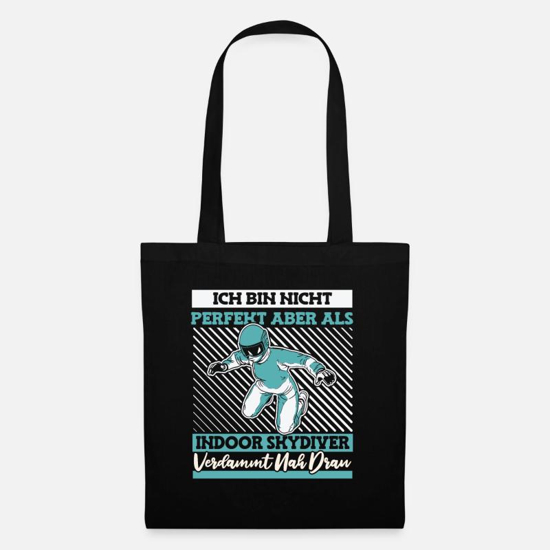 Indoor skydiving at its best - Tote Bag - black