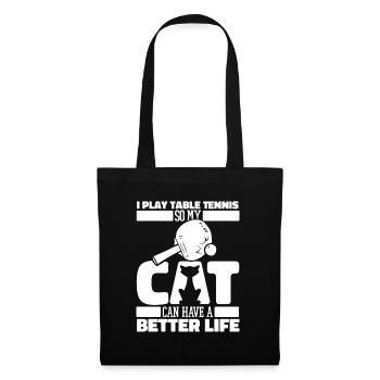 Table tennis Ping-pong - Tote Bag - black - Front