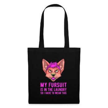 Furry Fandom Fursuits Costume - Sac en tissu - noir - Devant