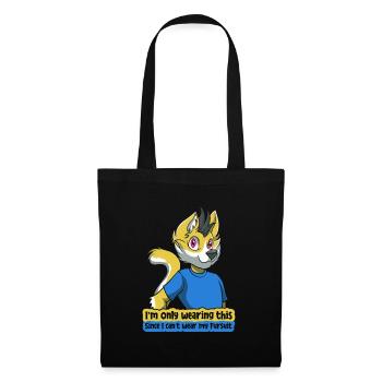 Furry Fandom Fursuits Drôle - Sac en tissu - noir - Devant
