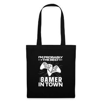 Jeux de joueurs - Sac en tissu - noir - Devant
