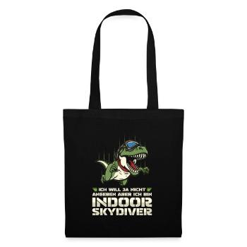 Indoor Skydiving T Rex - Stoffbeutel - Schwarz - Vorne