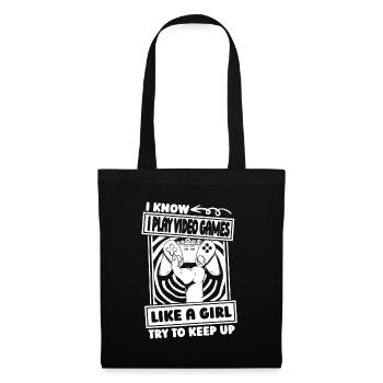 Jeux de joueurs - Sac en tissu - noir - Devant