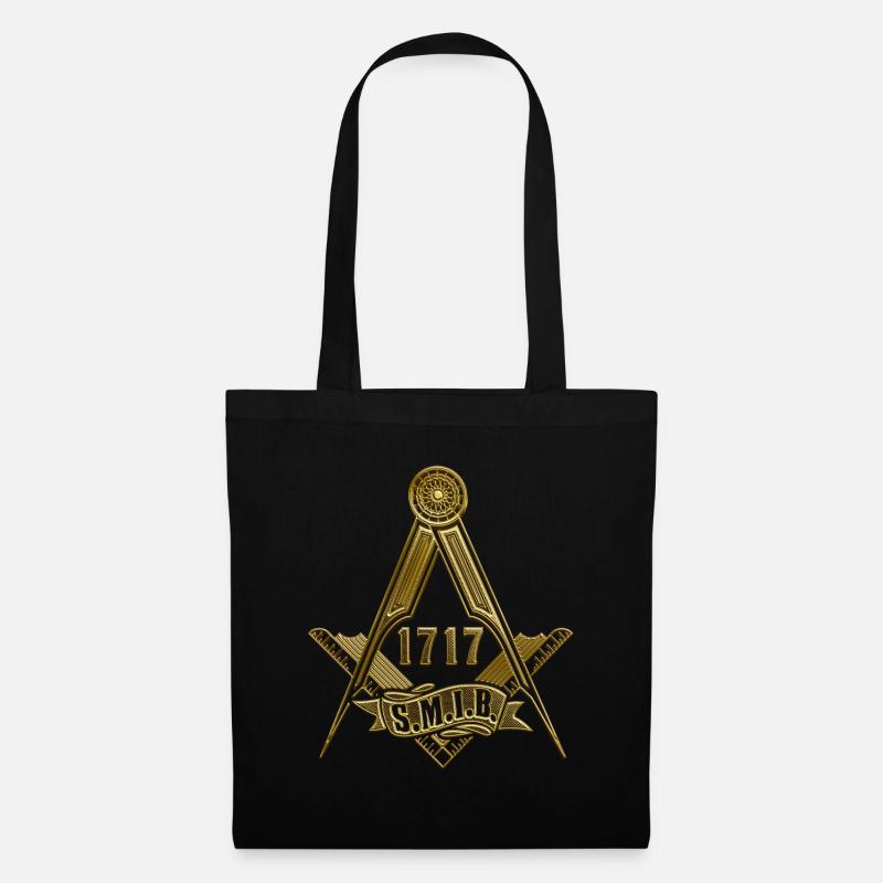 Masonic Freemasonry Fraternal - Stoffbeutel - Schwarz