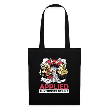 Physique Phyker Drôle de physique appliquée - Sac en tissu - noir - Devant