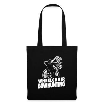 Bow Hunting Bowhunter Wheelchair - Tote Bag - black - Front