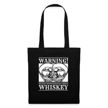 Whisky Whiskey - Stoffbeutel - Schwarz - Vorne