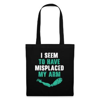 J’ai l’impression d’avoir égaré mon bras Funny Am - Sac en tissu - noir - Devant