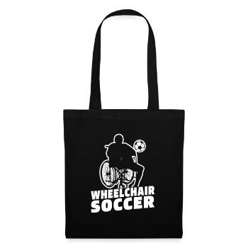Soccer Soccer Fauteuil roulant - Sac en tissu - noir - Devant