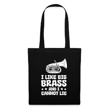 Fanfare Procession Tuba Funny - Tote Bag - black - Front