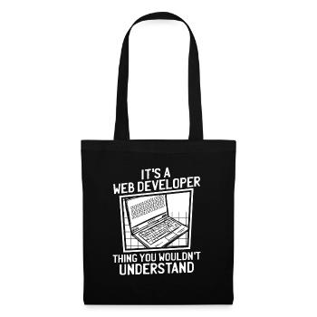 Web Developer Web Developer - Tote Bag - black - Front