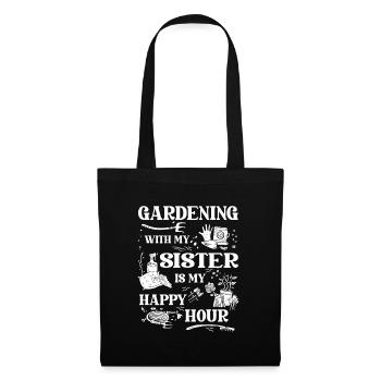 Jardinier amateur jardinier jardinier - Sac en tissu - noir - Devant