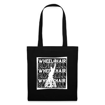 Fauteuil roulant de baseball - Sac en tissu - noir - Devant