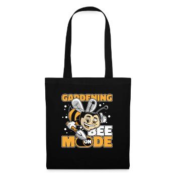 Hobbygärtner Garten Modus An Gartenbienen - Stoffbeutel - Schwarz - Vorne