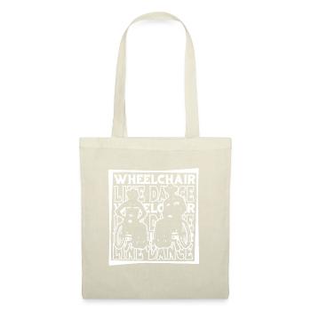 Line Dance Wheelchair - Tote Bag - nature - Front