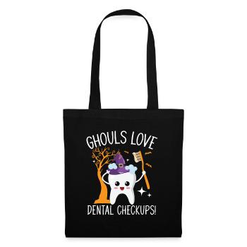 Ghosts love dental exams! - Tote Bag - black - Front