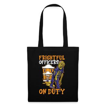 Terrible policemen on duty Policeman Hallowe - Tote Bag - black - Front
