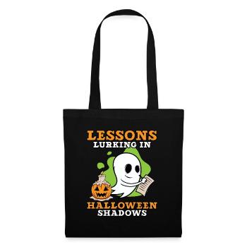 Lektionen, die in den Schatten von Halloween lauer - Stoffbeutel - Schwarz - Vorne