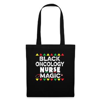 Magie infirmière - Sac en tissu - noir - Devant