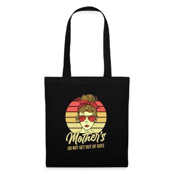 Maman Mère Drôle - Sac en tissu - noir - Devant
