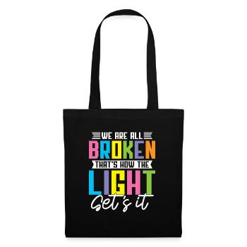 Psychology Psychologist Bunt - Tote Bag - black - Front