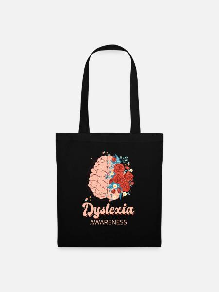 Psychologie Psychologe Dyslexie - Stoffbeutel - Schwarz