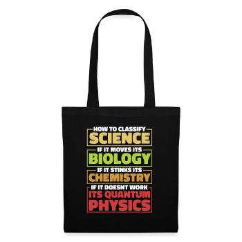 Physics Phyker Lustig Quantum Physics - Tote Bag - black - Front
