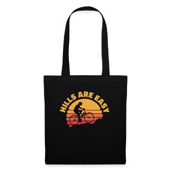 E Bike Electric Bike Hill - Tote Bag - black - Front