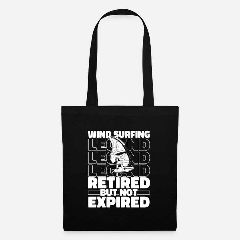 Wing Surf Wing Foil Retired - Tote Bag - black