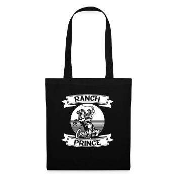 Rodeo Cowboy Prinz Ranch Cowboy - Stoffbeutel - Schwarz - Vorne