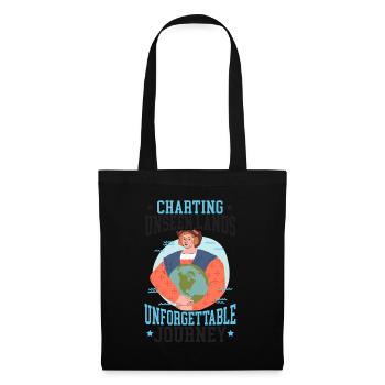 Mapping Unseen Lands Unforgettable Re - Tote Bag - black - Front