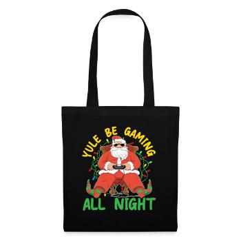 Yule Be Gaming All Night Gaming Christmas - Tote Bag - black - Front
