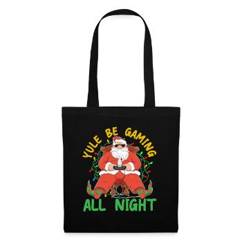 Yule Be Gaming All Night Gaming Christmas - Tote Bag - black - Front