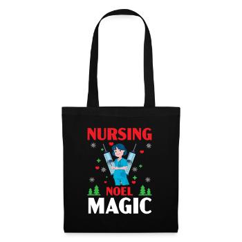 Soins infirmiers Noel Magic Medical Patients - Sac en tissu - noir - Devant