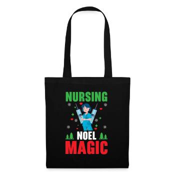 Soins infirmiers Noel Magic Medical Patients - Sac en tissu - noir - Devant