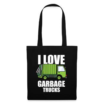 Truck Driver Trucker Truck Driver Love - Tote Bag - black - Front