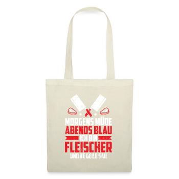 Fleischer Metzger Schlachter - Stoffbeutel - Natur - Vorne