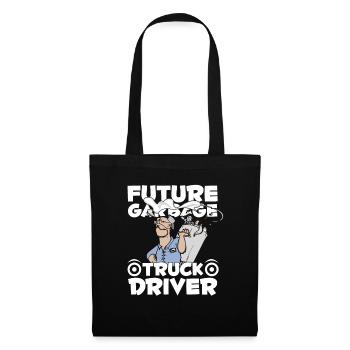 Truck Driver Trucker Truck Driver Future - Tote Bag - black - Front
