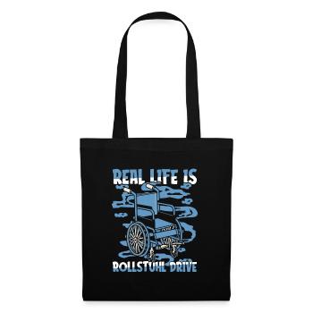 Fauteuil roulant Fauteuil roulant drôle - Sac en tissu - noir - Devant