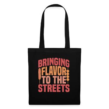 Corndog de rue - Sac en tissu - noir - Devant