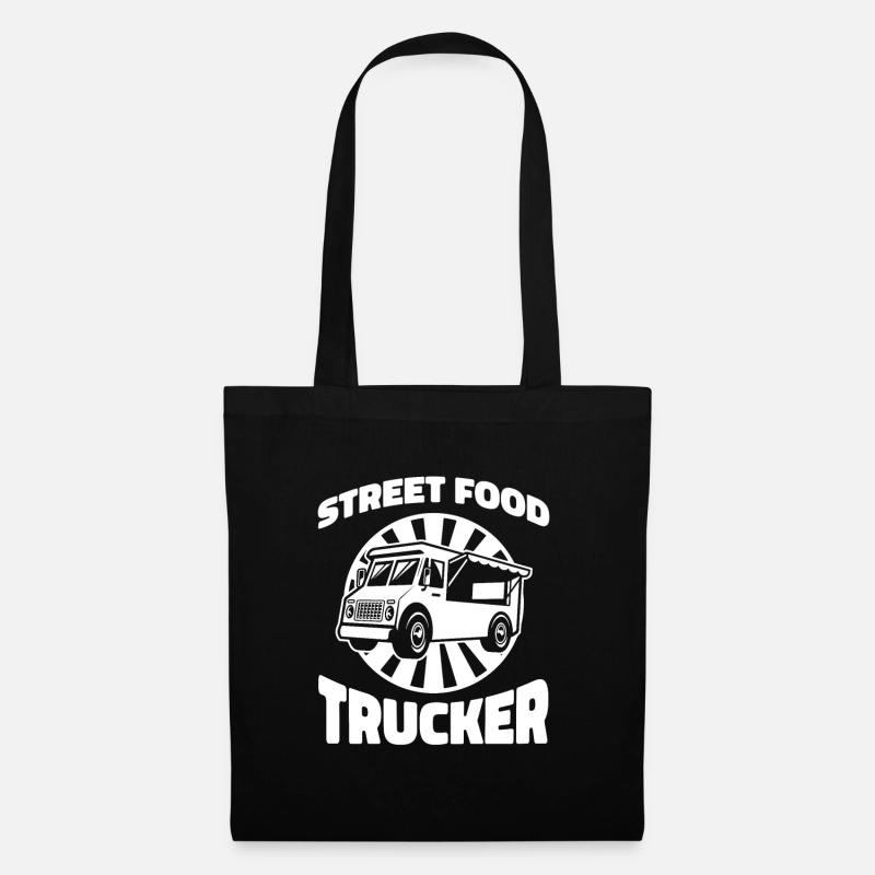 Straßenessen Trucker - Stoffbeutel - Schwarz