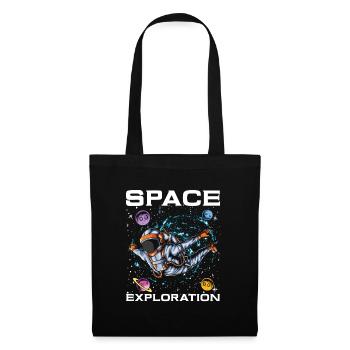 Colonisation de l’espace - Sac en tissu - noir - Devant