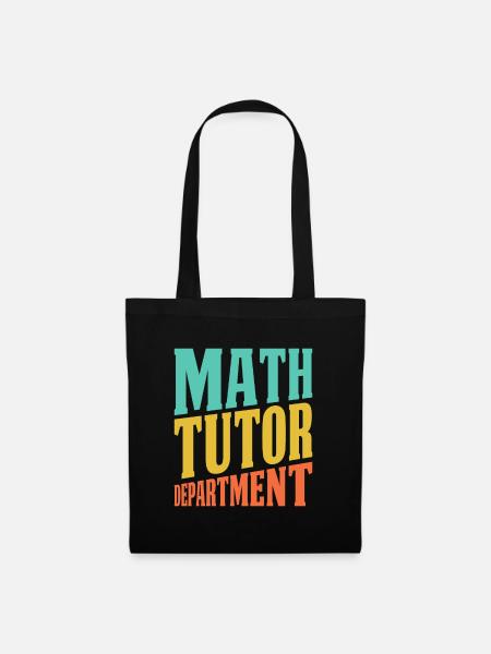 Mathelehrer Mathe Lehrer Abteilung - Stoffbeutel - Schwarz
